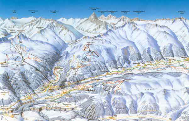 Skigebiete rund um Ernen